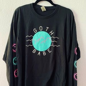 Goth Babe Band - Black Long Sleeve Shirt XL